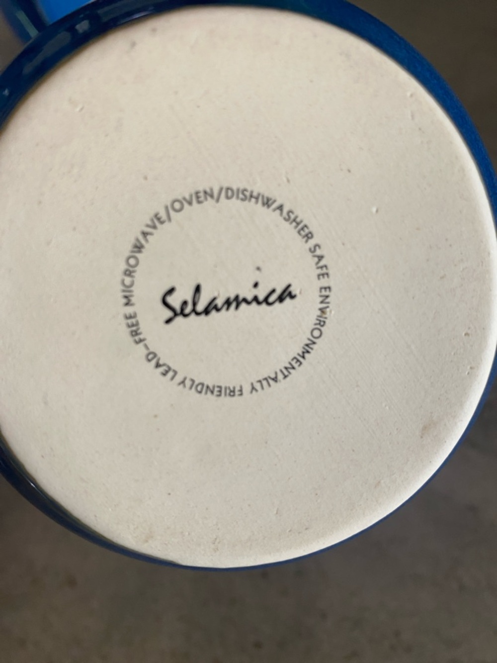 2 Selamica Porcelain 18oz Novelty for Lefthanded Handwarmer for Coffee,Tea Mug - Picture 3 of 6
